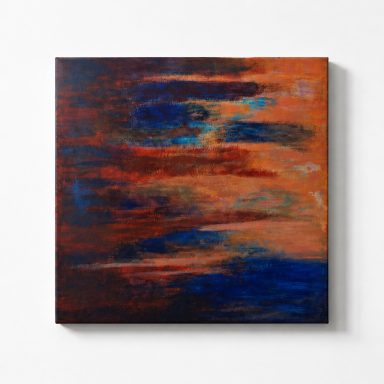 Acrylic mixed media on canvas 80x80 | 2PJ Art